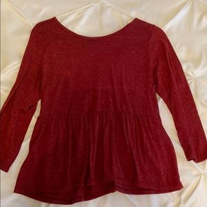 rue21 Half Ruffle Blouse